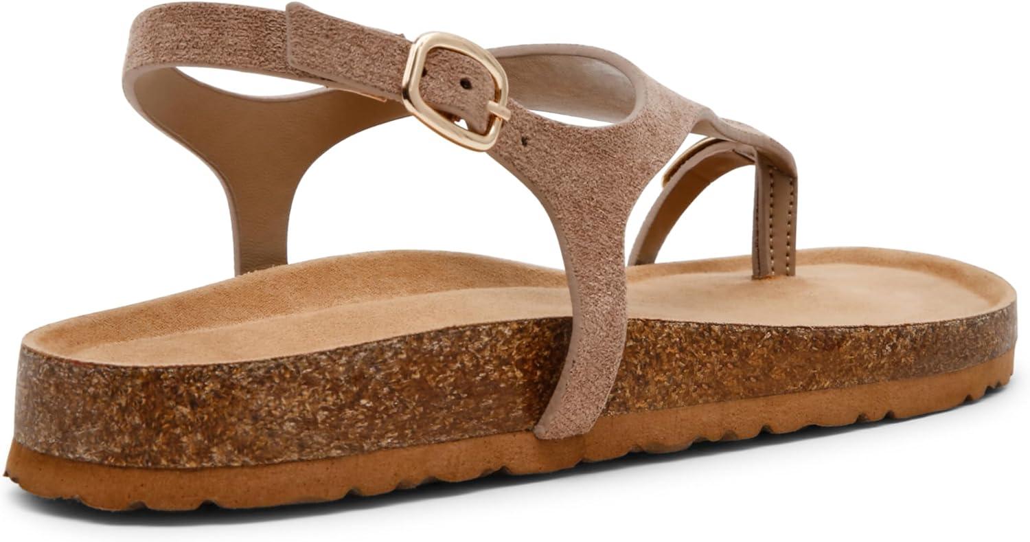 imageAnne Klein Womens Lola Flat SandalTaupe