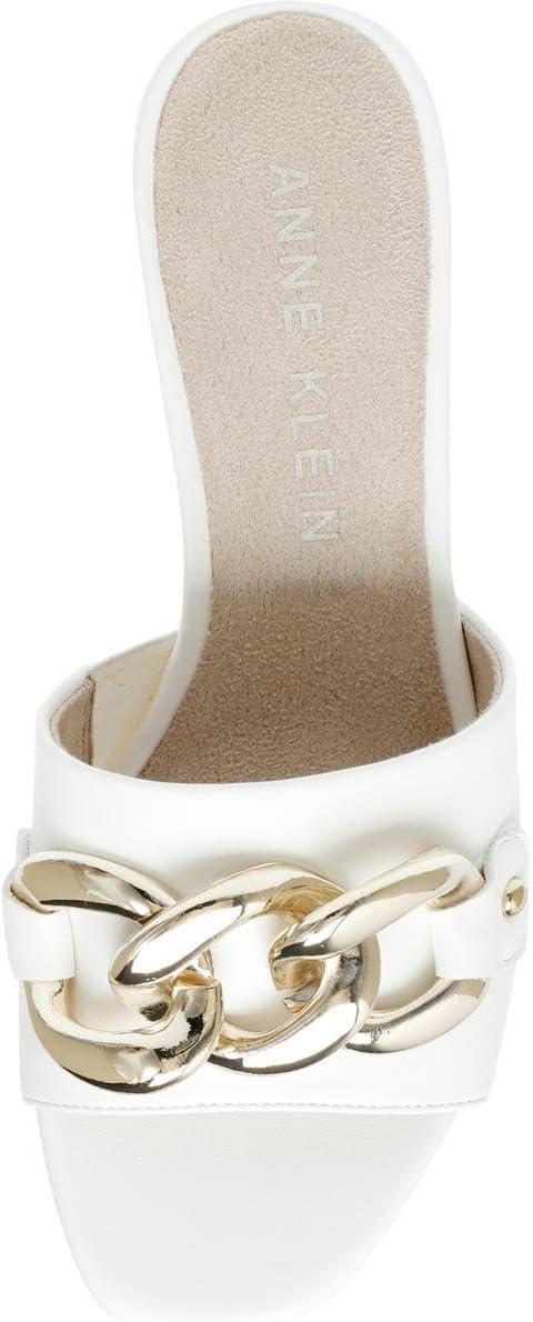 imageAnne Klein Womens Marilyn Heeled SandalWhite