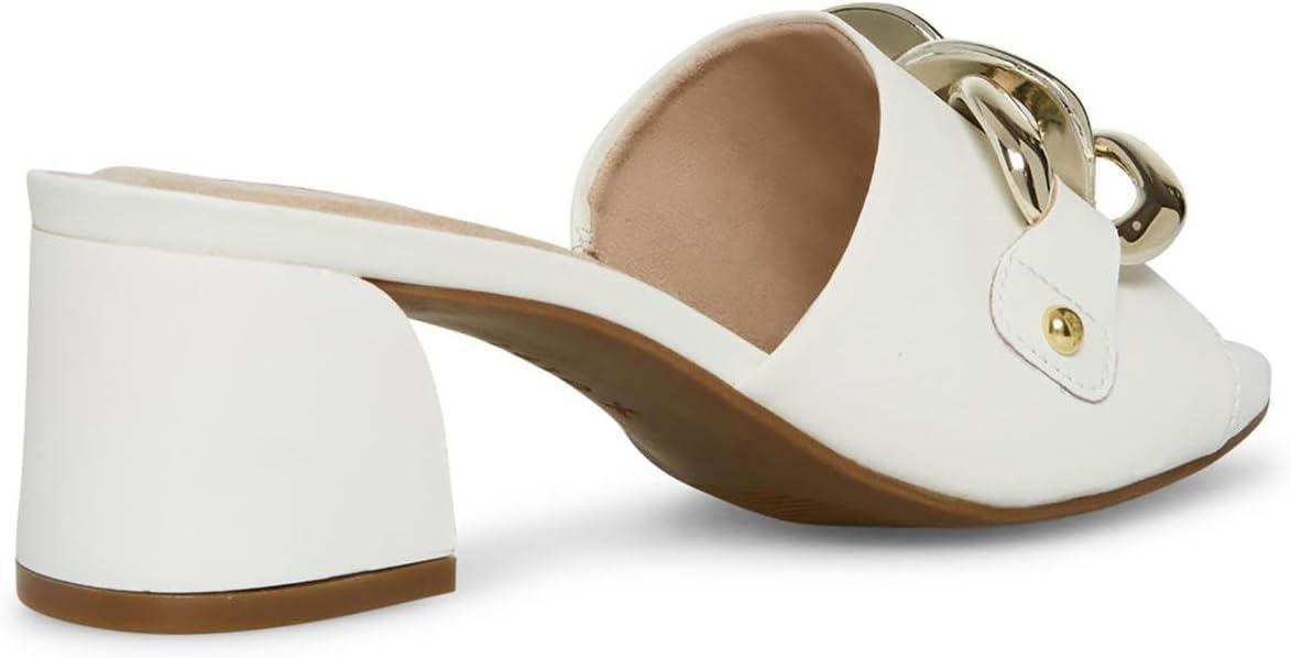 imageAnne Klein Womens Marilyn Heeled SandalWhite