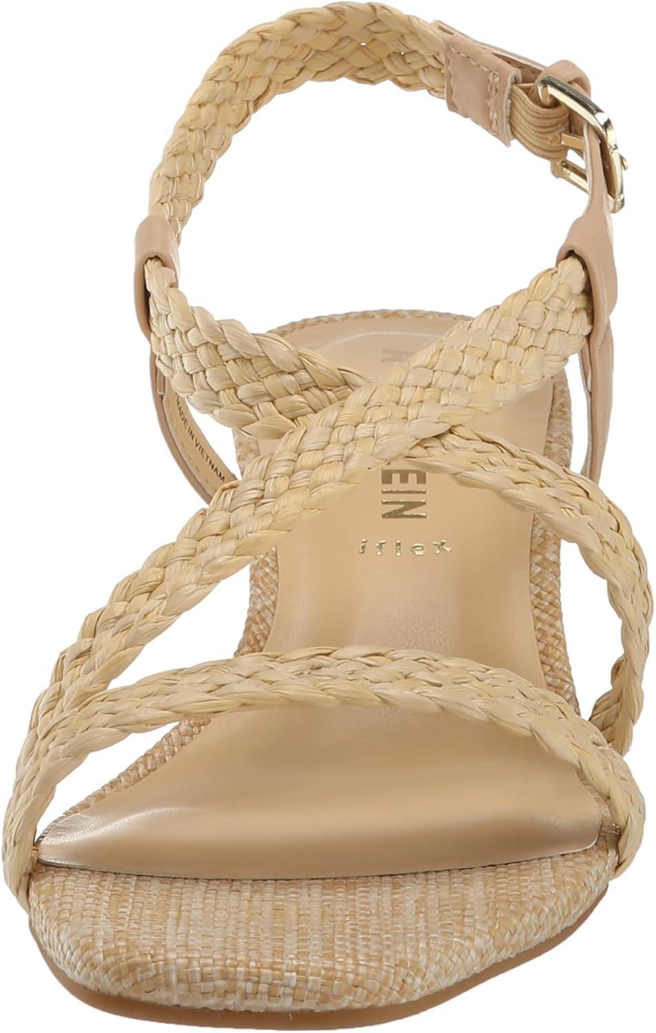 imageAnne Klein Womens Meliza Heeled SandalRaffia
