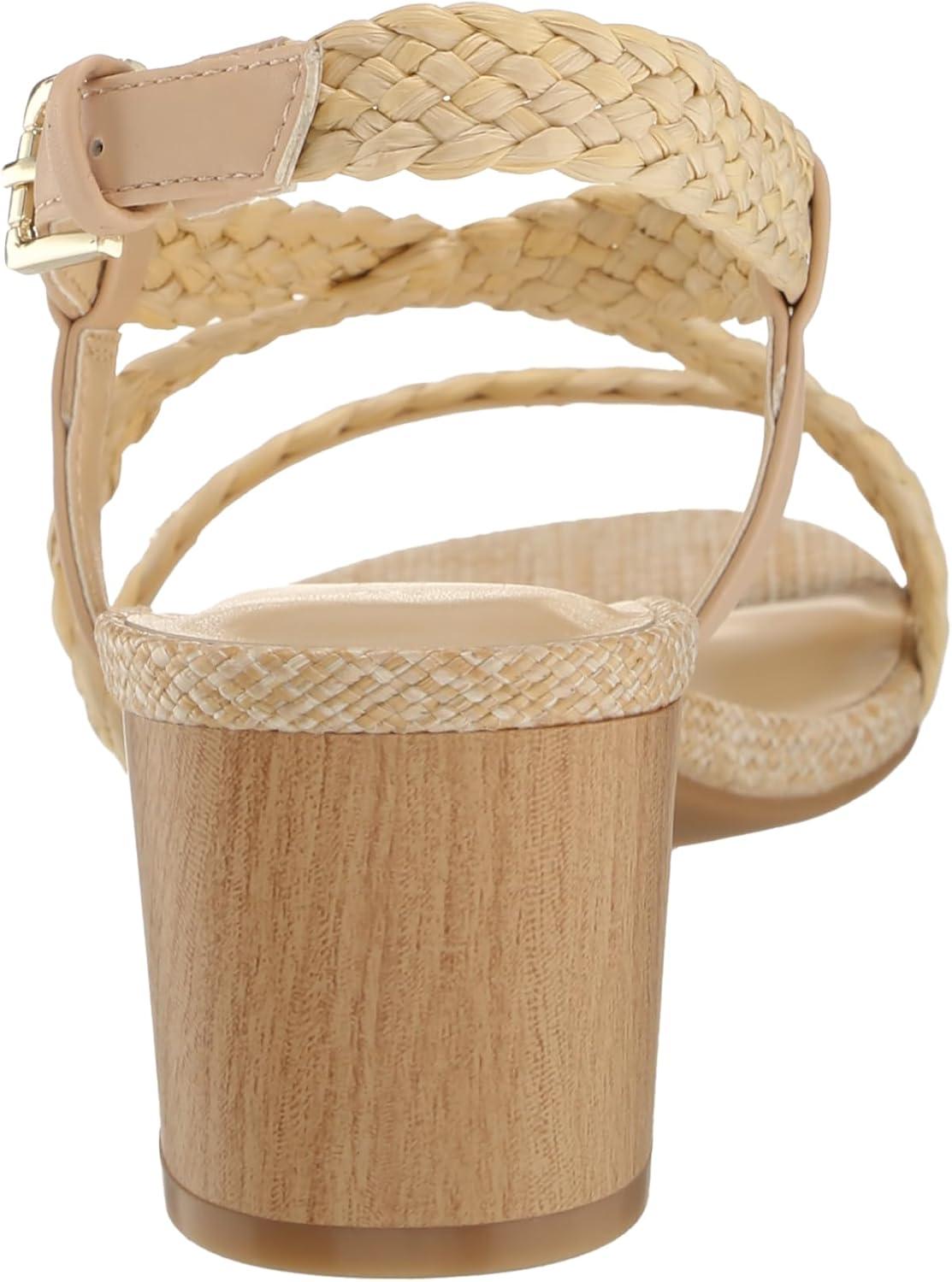 imageAnne Klein Womens Meliza Heeled SandalRaffia