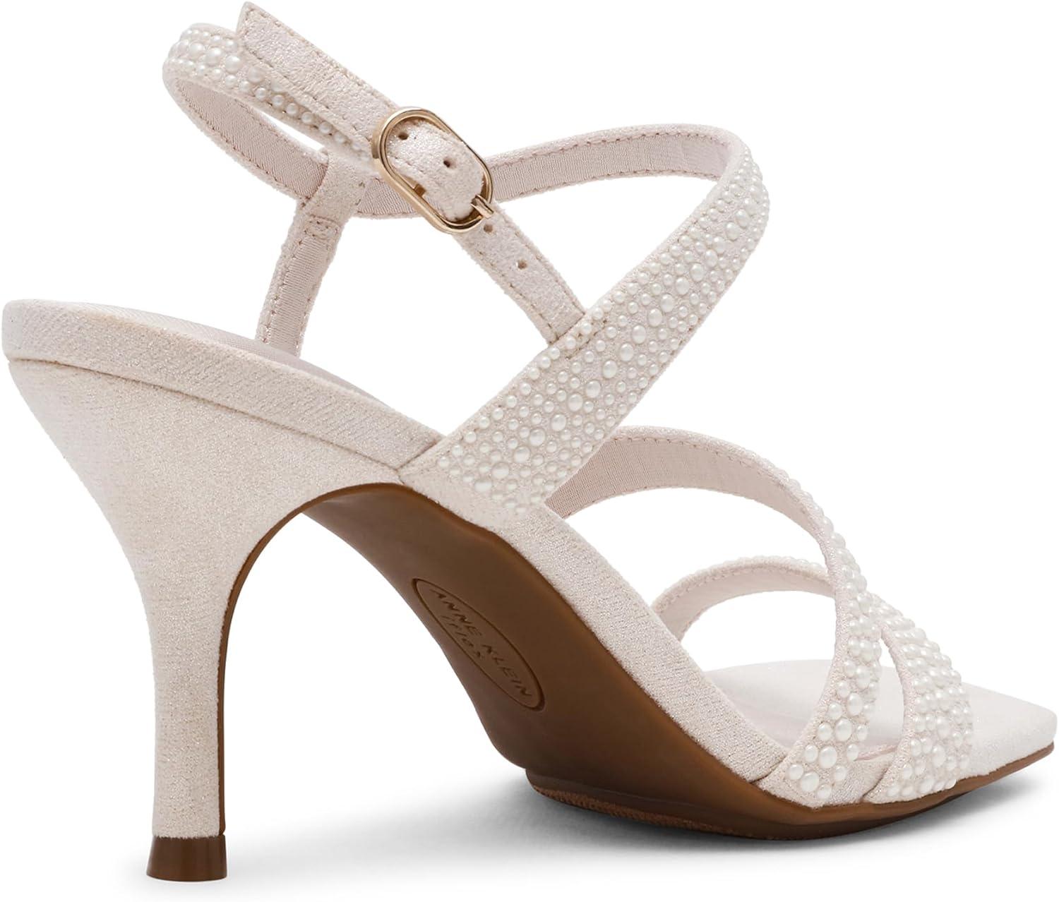 imageAnne Klein Womens Sonomap Heeled SandalBone