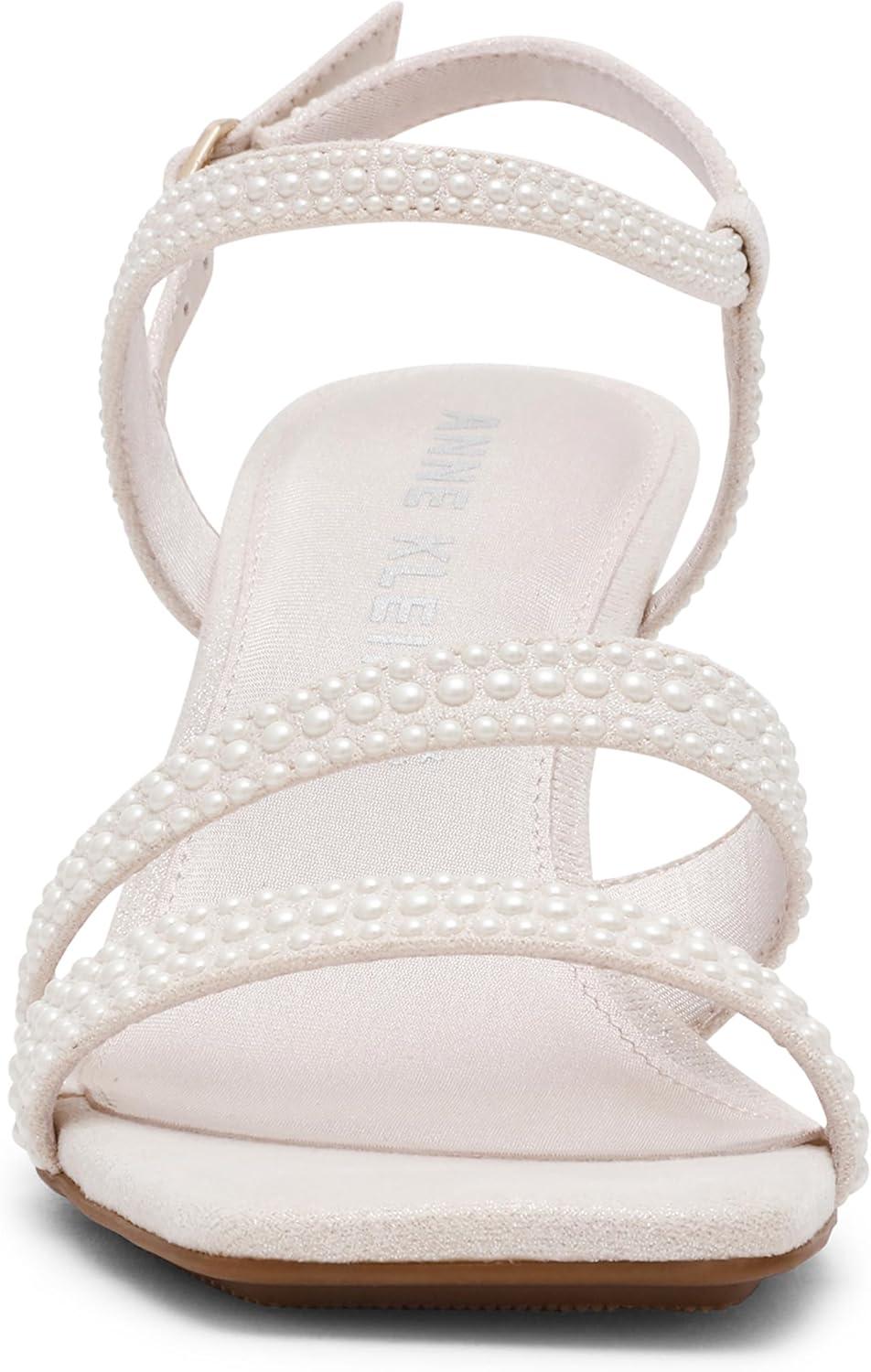imageAnne Klein Womens Sonomap Heeled SandalBone