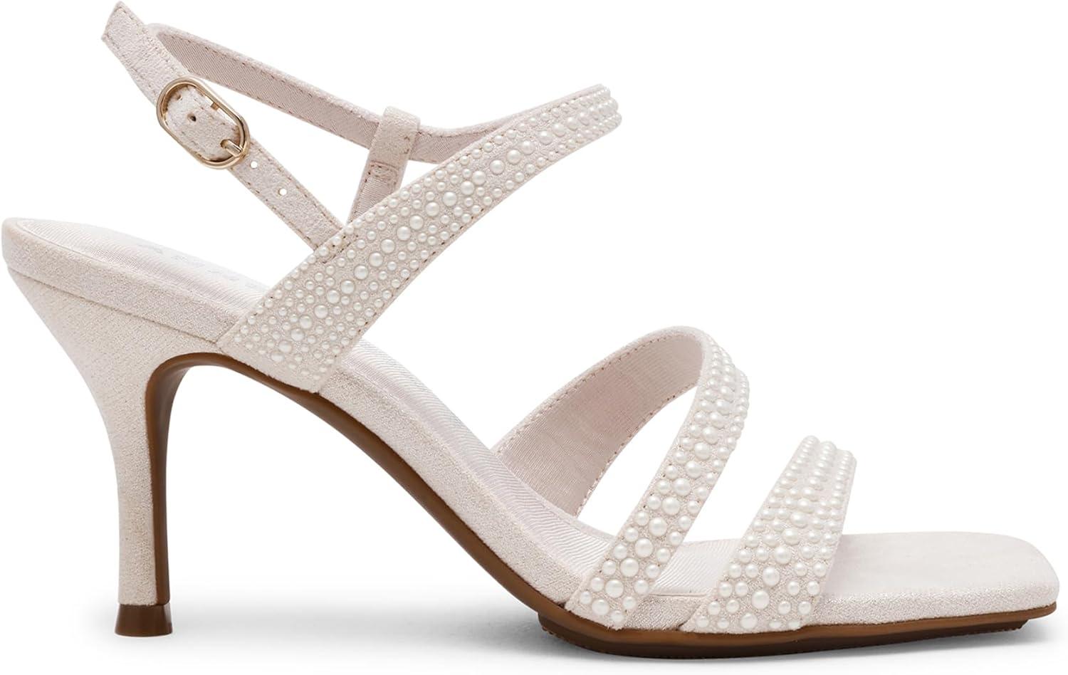 imageAnne Klein Womens Sonomap Heeled SandalBone