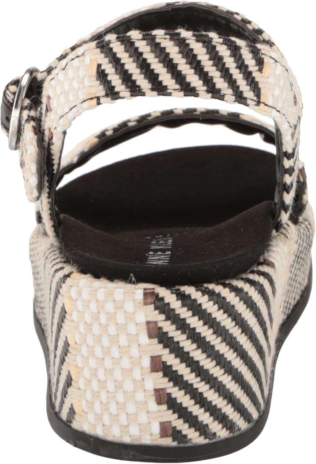 imageAnne Klein Womens Vada Wedge SandalWhiteBlack