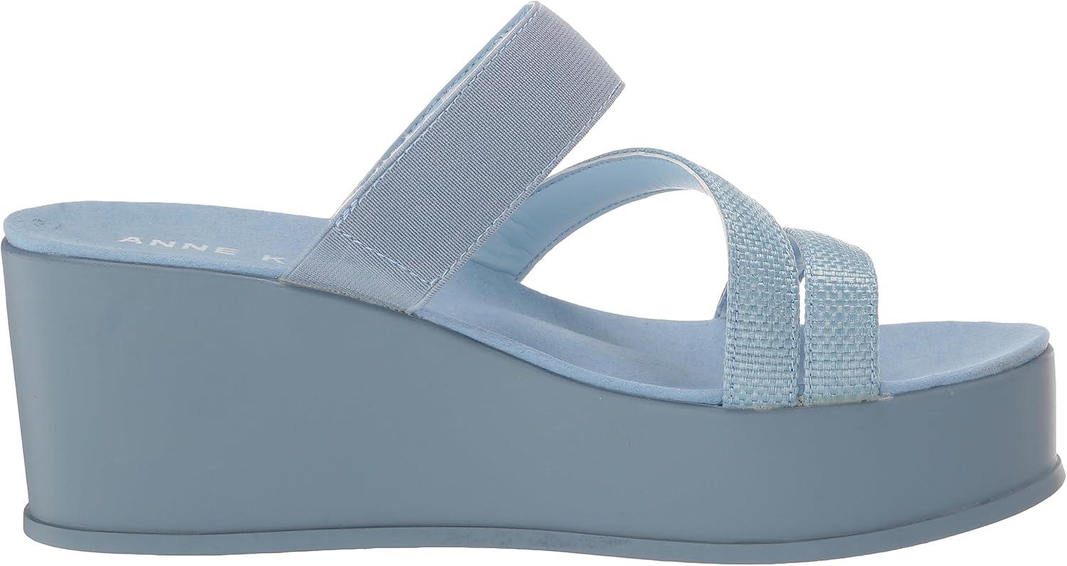 imageAnne Klein Womens Velma PlatformBlue Raffia