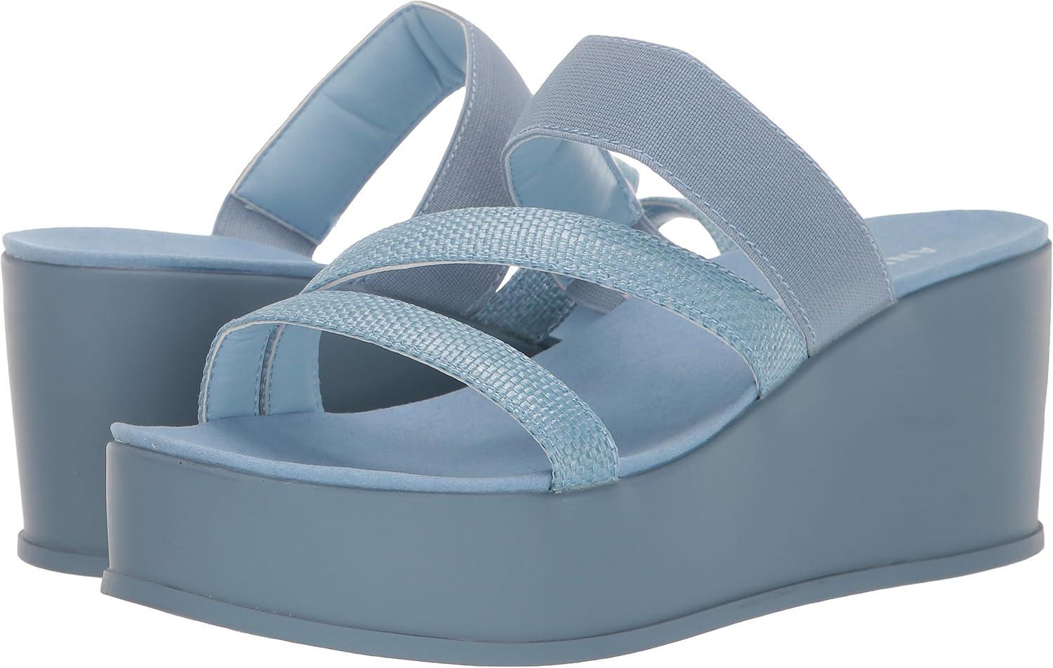 imageAnne Klein Womens Velma PlatformBlue Raffia