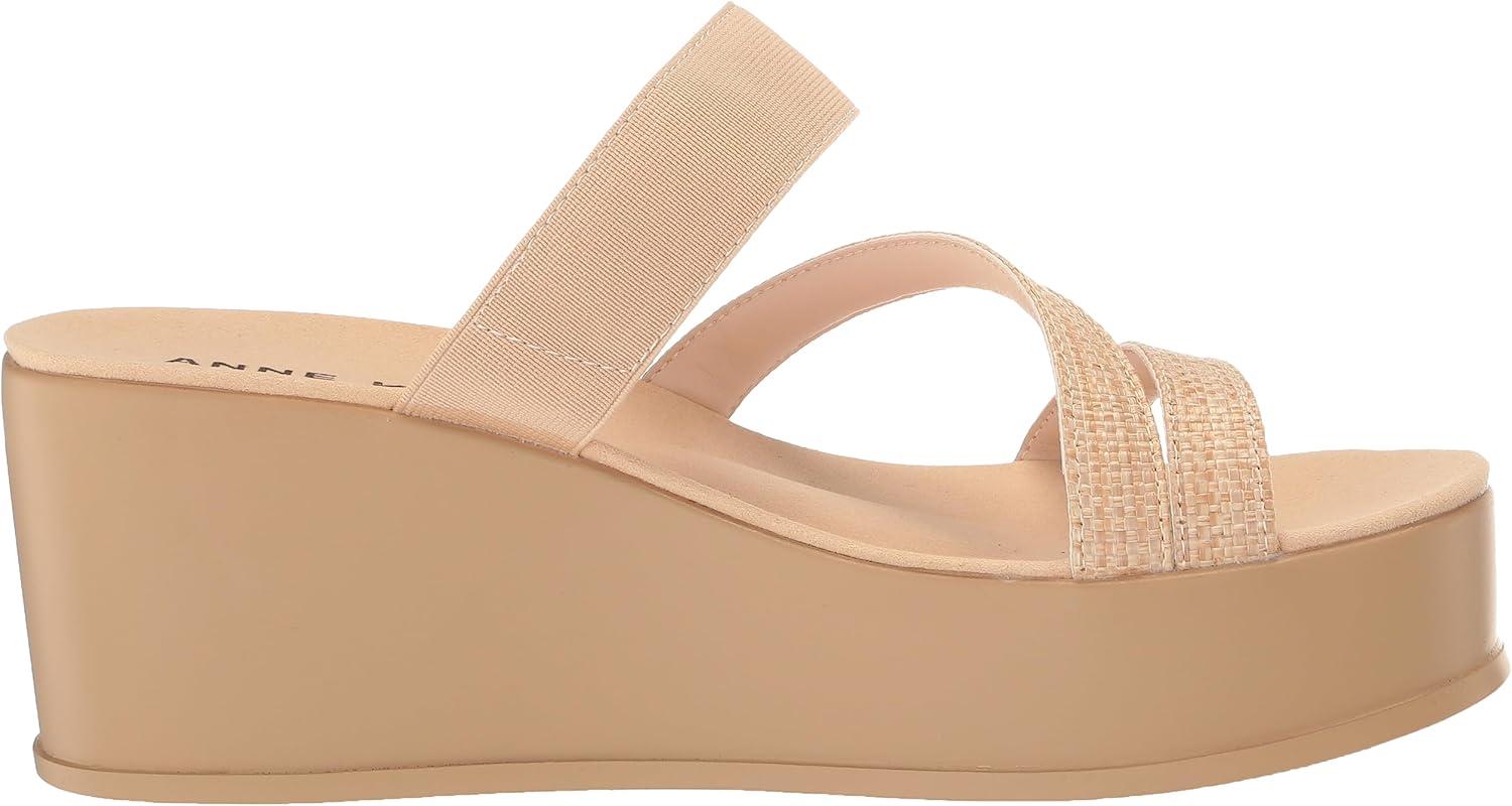 imageAnne Klein Womens Velma PlatformNatural Raffia