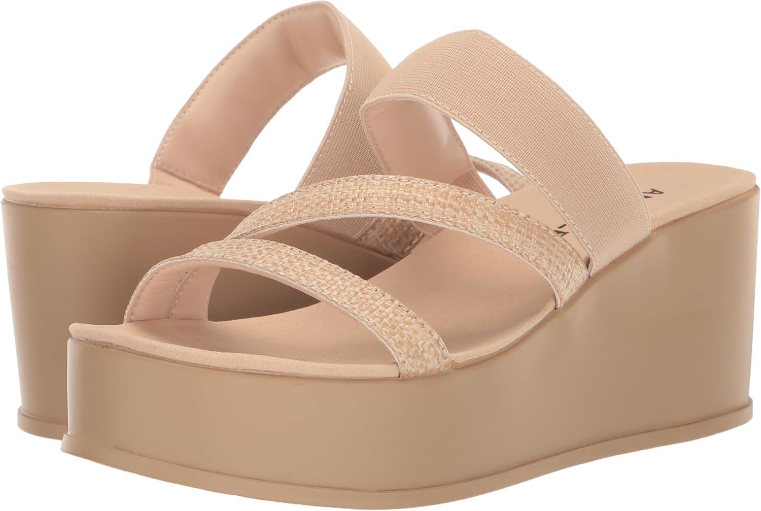imageAnne Klein Womens Velma PlatformNatural Raffia