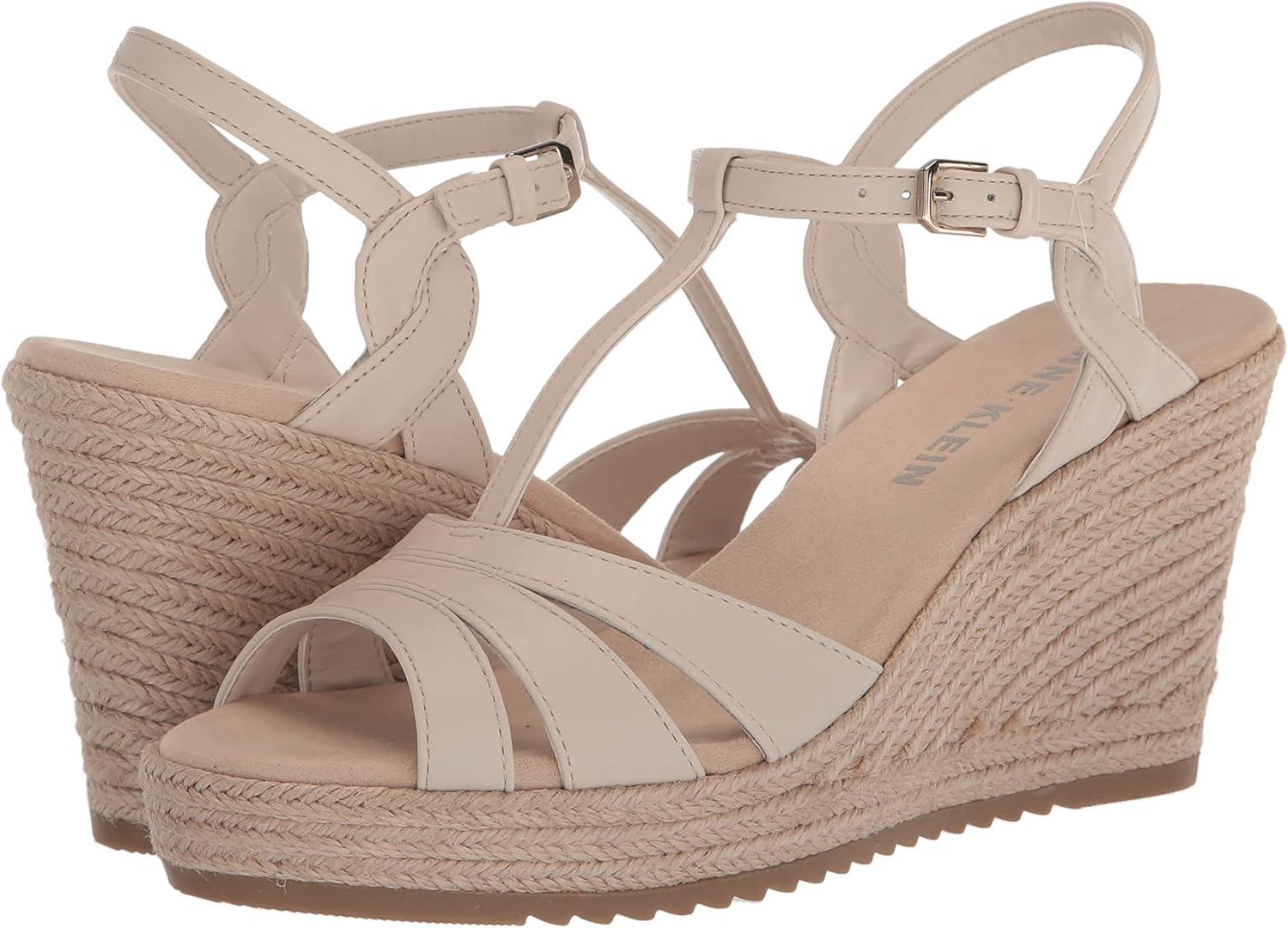 imageAnne Klein Womens Waves Wedge SandalBone