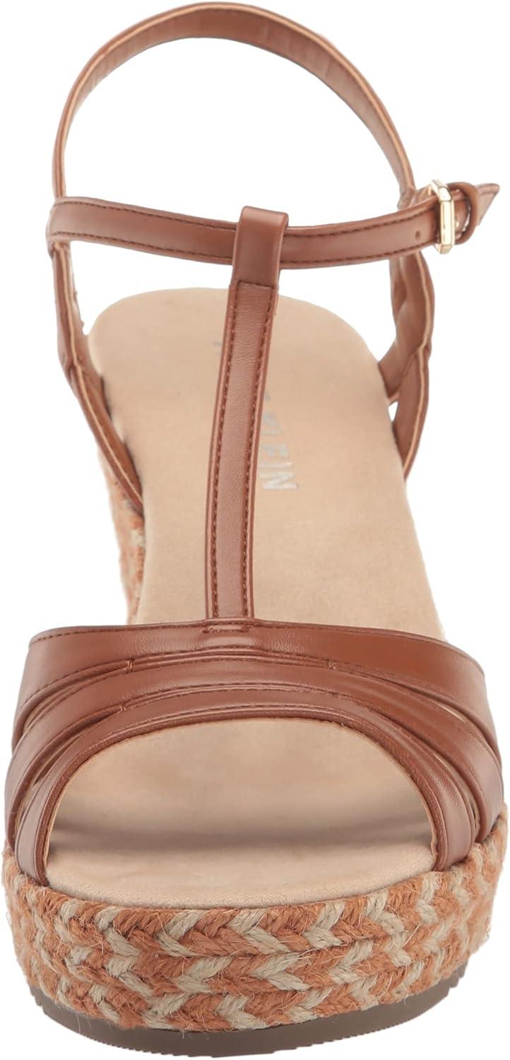 imageAnne Klein Womens Waves Wedge SandalCognac