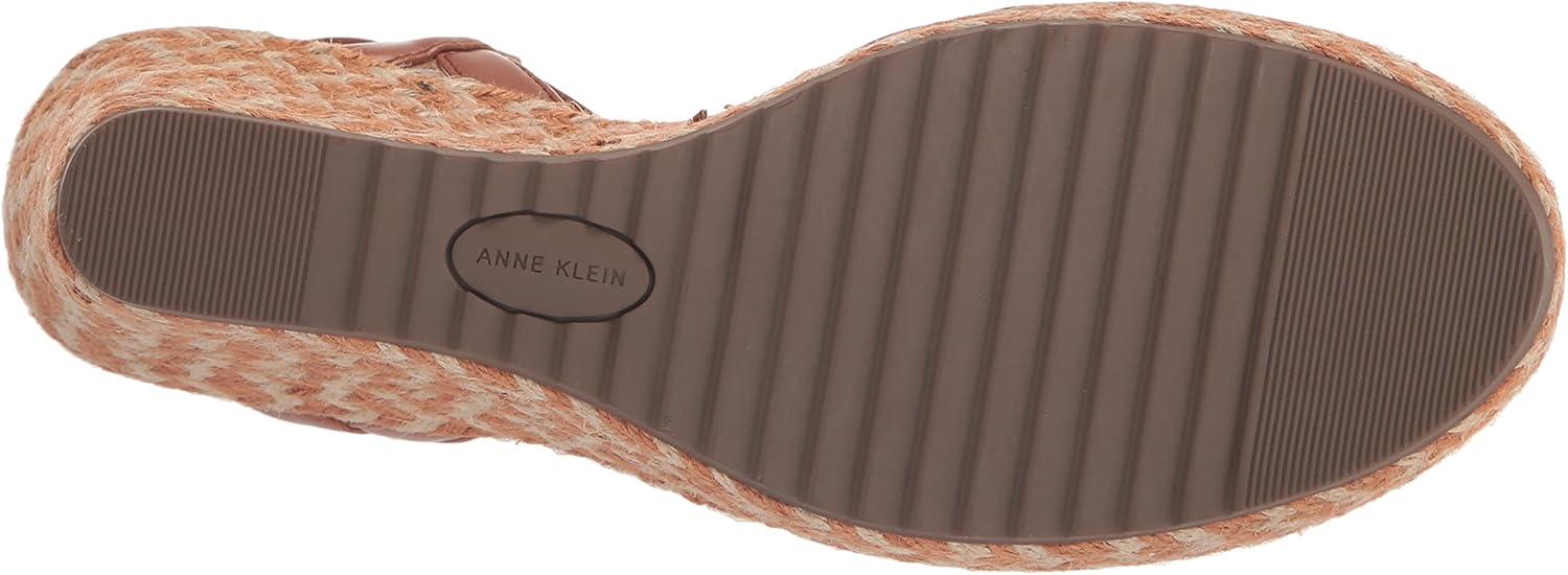 imageAnne Klein Womens Waves Wedge SandalCognac