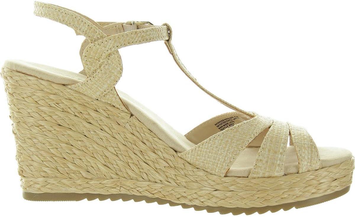 imageAnne Klein Womens Waves Wedge SandalRaffia