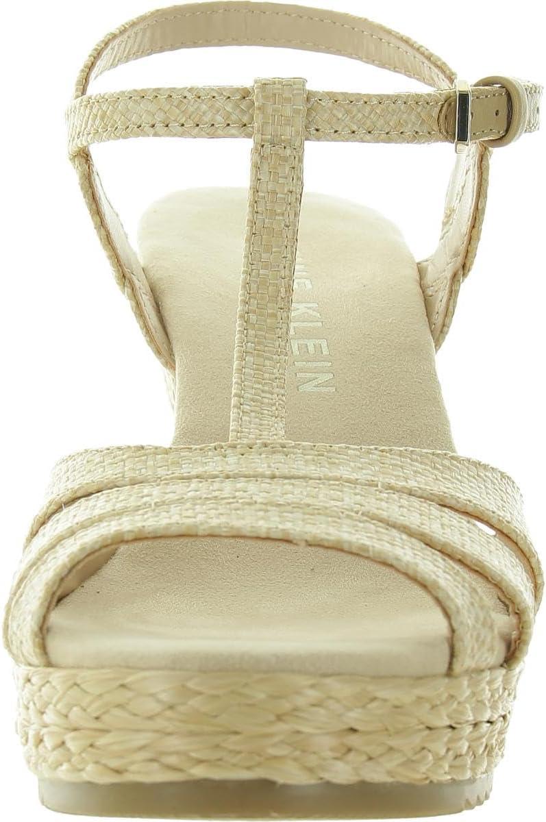 imageAnne Klein Womens Waves Wedge SandalRaffia