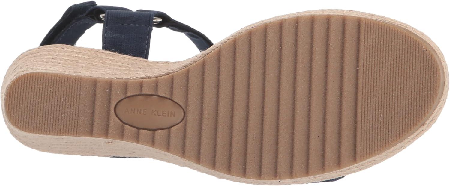 imageAnne Klein Womens Wit Wedge SandalNavy