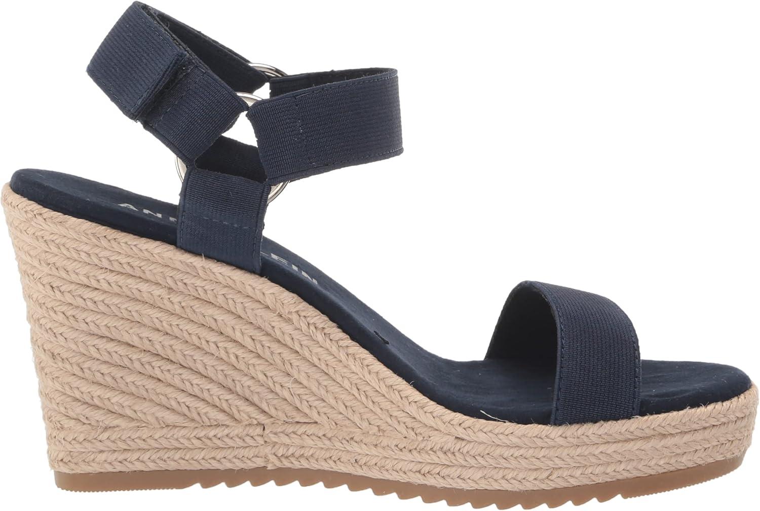 imageAnne Klein Womens Wit Wedge SandalNavy
