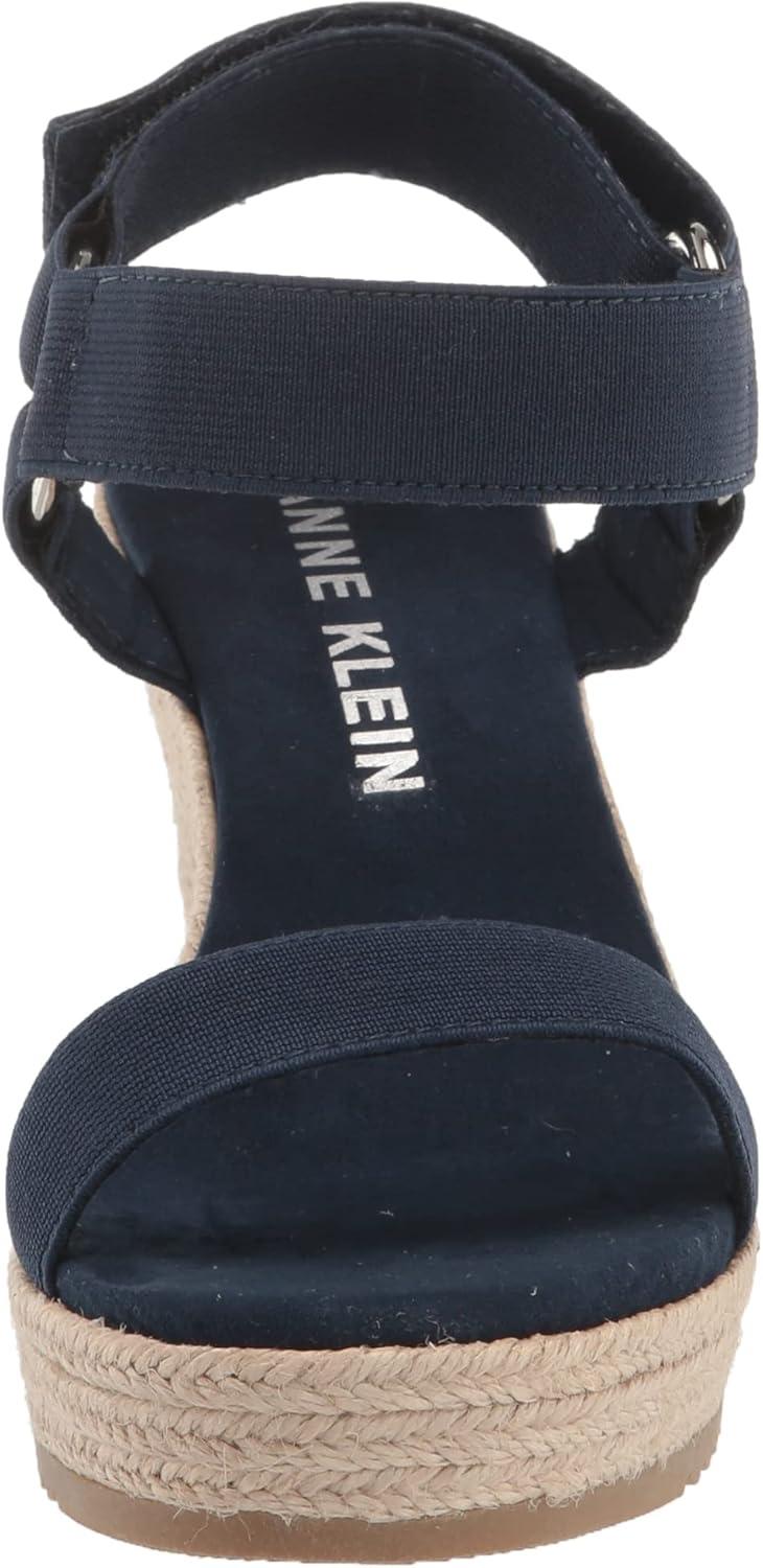 imageAnne Klein Womens Wit Wedge SandalNavy