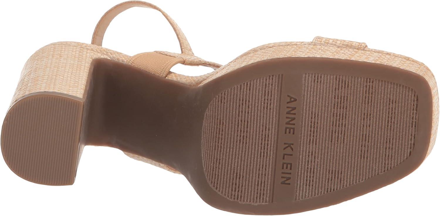 imageAnne Klein Womens Zaya Heeled SandalRaffia