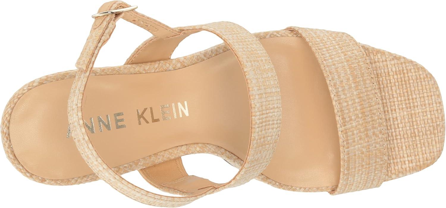 imageAnne Klein Womens Zaya Heeled SandalRaffia