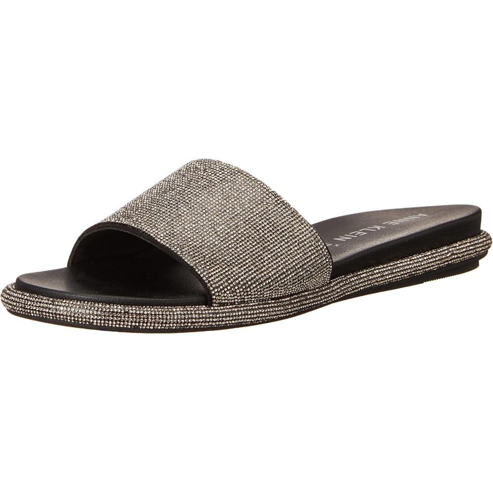 imageAnne Klein Womens Amelie Slide SandalBlack Crystal