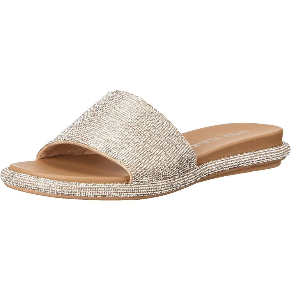 imageAnne Klein Womens Amelie Slide SandalCrystal