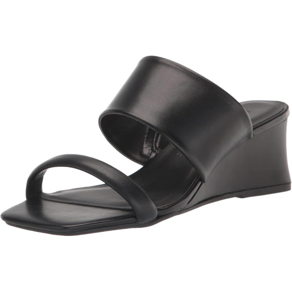 imageAnne Klein Womens Gaia Heeled SandalBlack