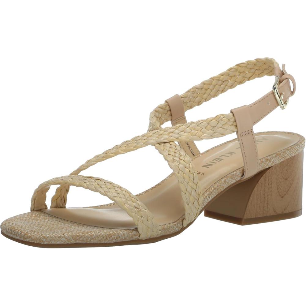imageAnne Klein Womens Meliza Heeled SandalRaffia