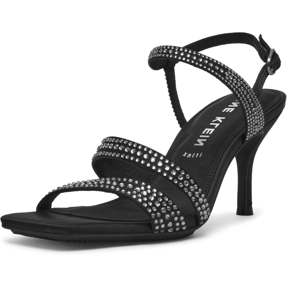 imageAnne Klein Womens Sonomac Heeled SandalBlck Crystal