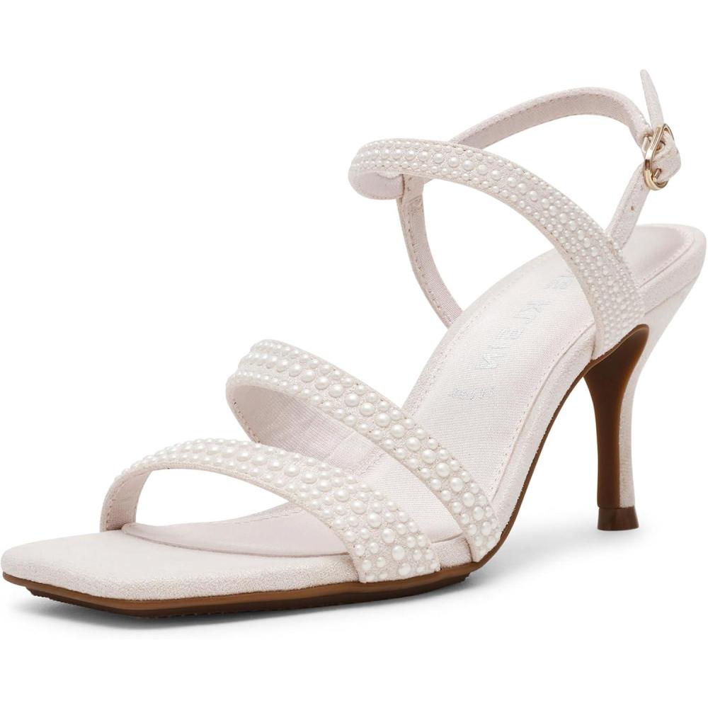 imageAnne Klein Womens Sonomap Heeled SandalBone