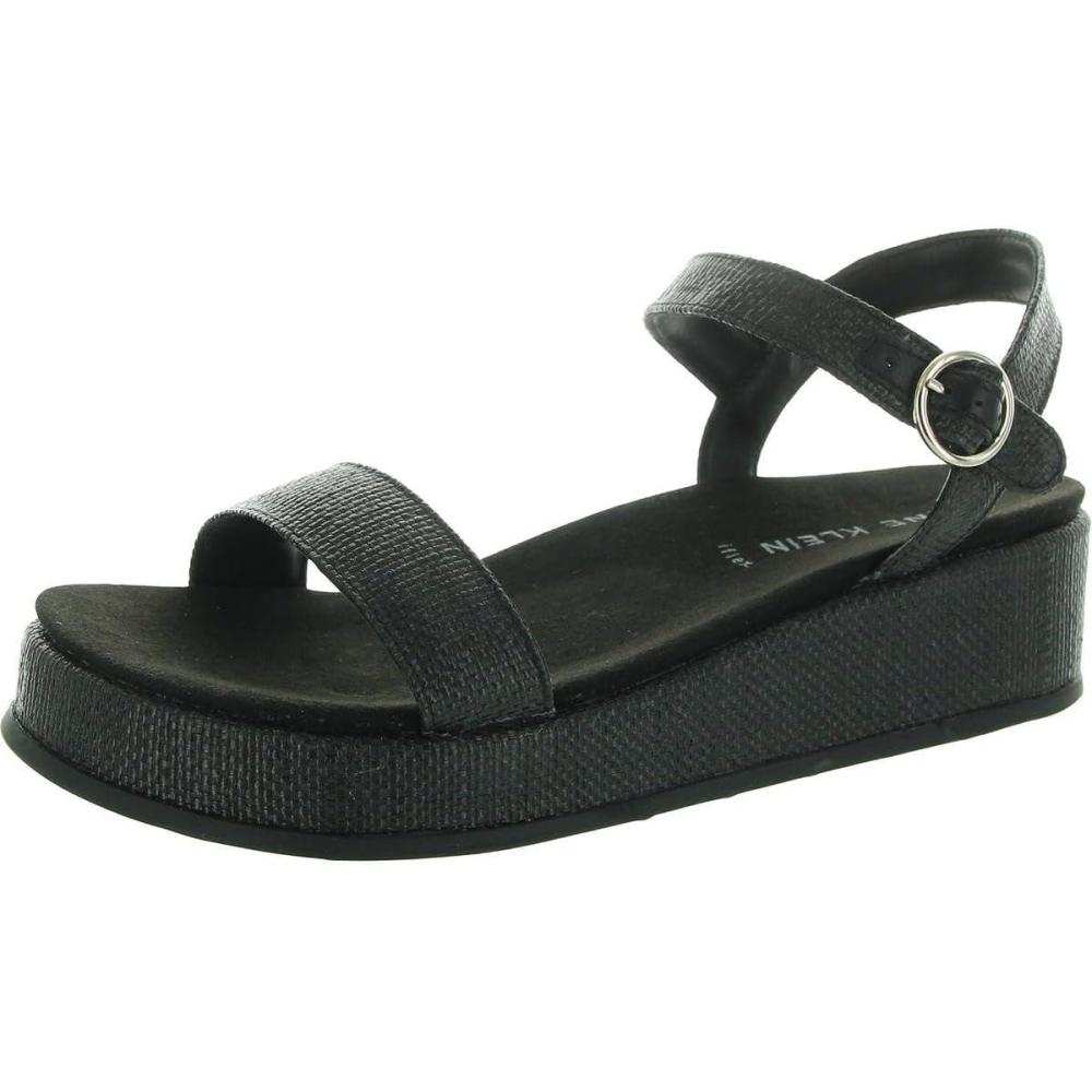 imageAnne Klein Womens Vada Wedge SandalBlack