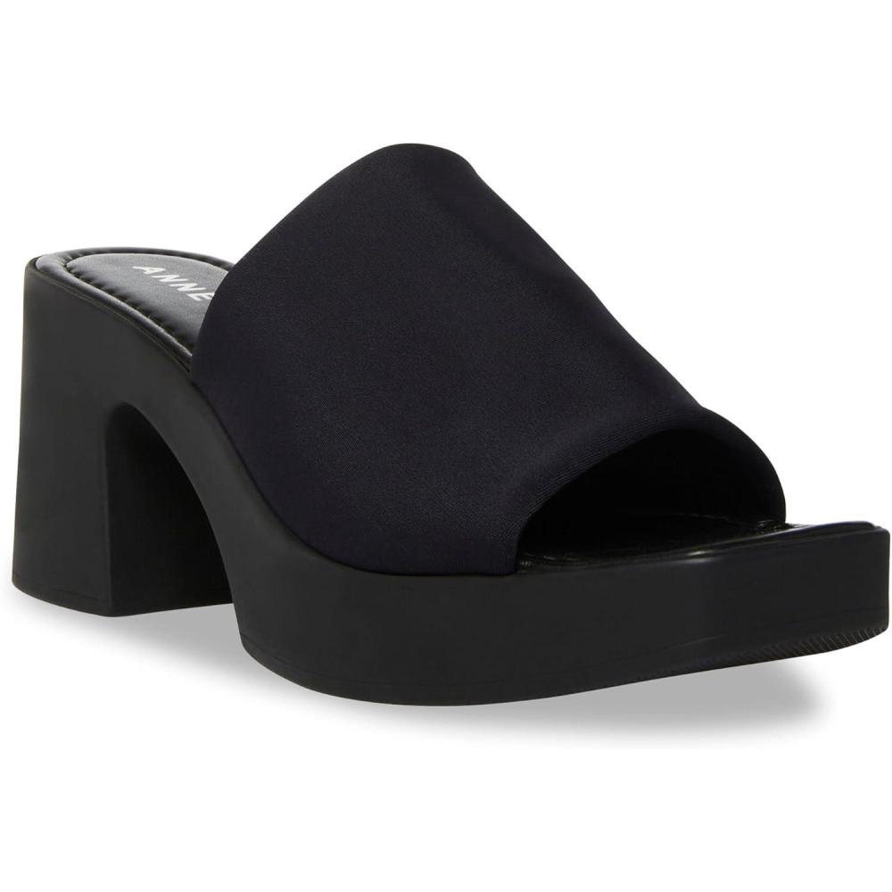 imageAnne Klein Womens Vega Heeled SandalBlack