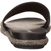Anne Klein Women’s Amelie Slide Sandal(Black Crystal)