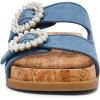 Anne Klein Women’s Happy Sandal(Denim)