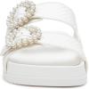 Anne Klein Women’s Happy Sandal(White Raffia)