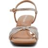 Anne Klein Women’s Jelena-c Heeled Sandal(Nude Crystal)