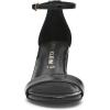 Anne Klein Women’s Kourtney Heeled Sandal(Black Crinkle)
