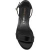 Anne Klein Women’s Kourtney Heeled Sandal(Black Crinkle)