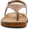 Anne Klein Women’s Lola Flat Sandal(Taupe)