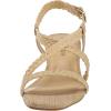 Anne Klein Women’s Meliza Heeled Sandal(Raffia)