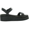 Anne Klein Women’s Vada Wedge Sandal(Black)
