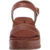 Anne Klein Women’s Vada Wedge Sandal(Cognac)
