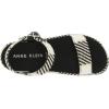 Anne Klein Women’s Vada Wedge Sandal(White/Black)