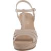 Anne Klein Women’s Waves Wedge Sandal(Bone)