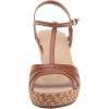 Anne Klein Women’s Waves Wedge Sandal(Cognac)