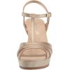 Anne Klein Women’s Waves Wedge Sandal(Platinum)