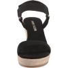 Anne Klein Women’s Wit Wedge Sandal(Black)