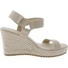 Anne Klein Women’s Wit Wedge Sandal(Natural/Platinum)