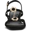 Anne Klein womens Felipa(Black Suede)