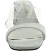 Anne Klein womens Kinder(Clear/White)