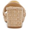 Anne Klein womens Pepper(Natural Raffia)